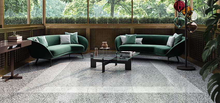 Керамогранит Casalgrande Padana Terrazzo White 60x60 см, 11950041