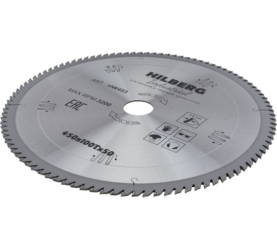 Диск пильный по дереву Industrial (450х50 мм; 100Т) Hilberg HW453