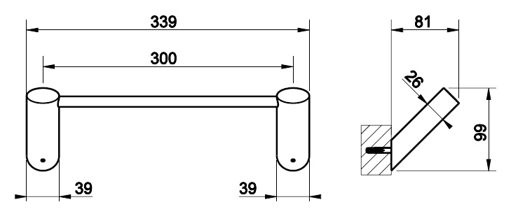 Полотенцедержатель Gessi Ovale 25697.031