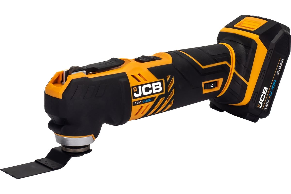 Многофункциональный инструмент JCB (-18MT-B-E) 18 V, 5000-15000 об/мин, ЗУ (-18VFC-E)2.4 A, аккум. батарея (-20LI-E) 2.0AH -18MT-2XB-E(57233) JCB-18MT-2XB-E(57233)