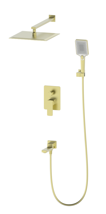 Душевой набор Oliveeka D-Line OL-939003-BG золото матовое