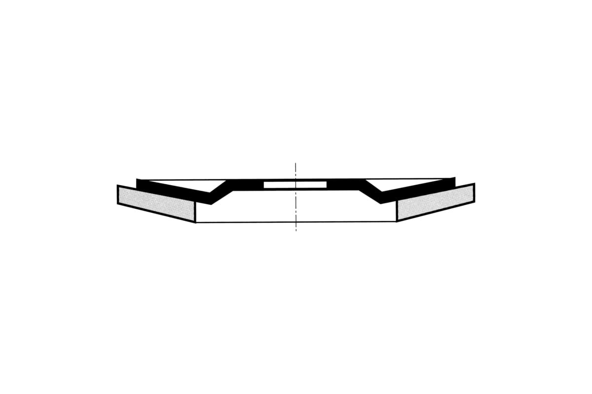 Диск лепестковый NC-22,23-G60-D125 (125х22.2 мм, зернистость 60) Wurth 0579580326961
