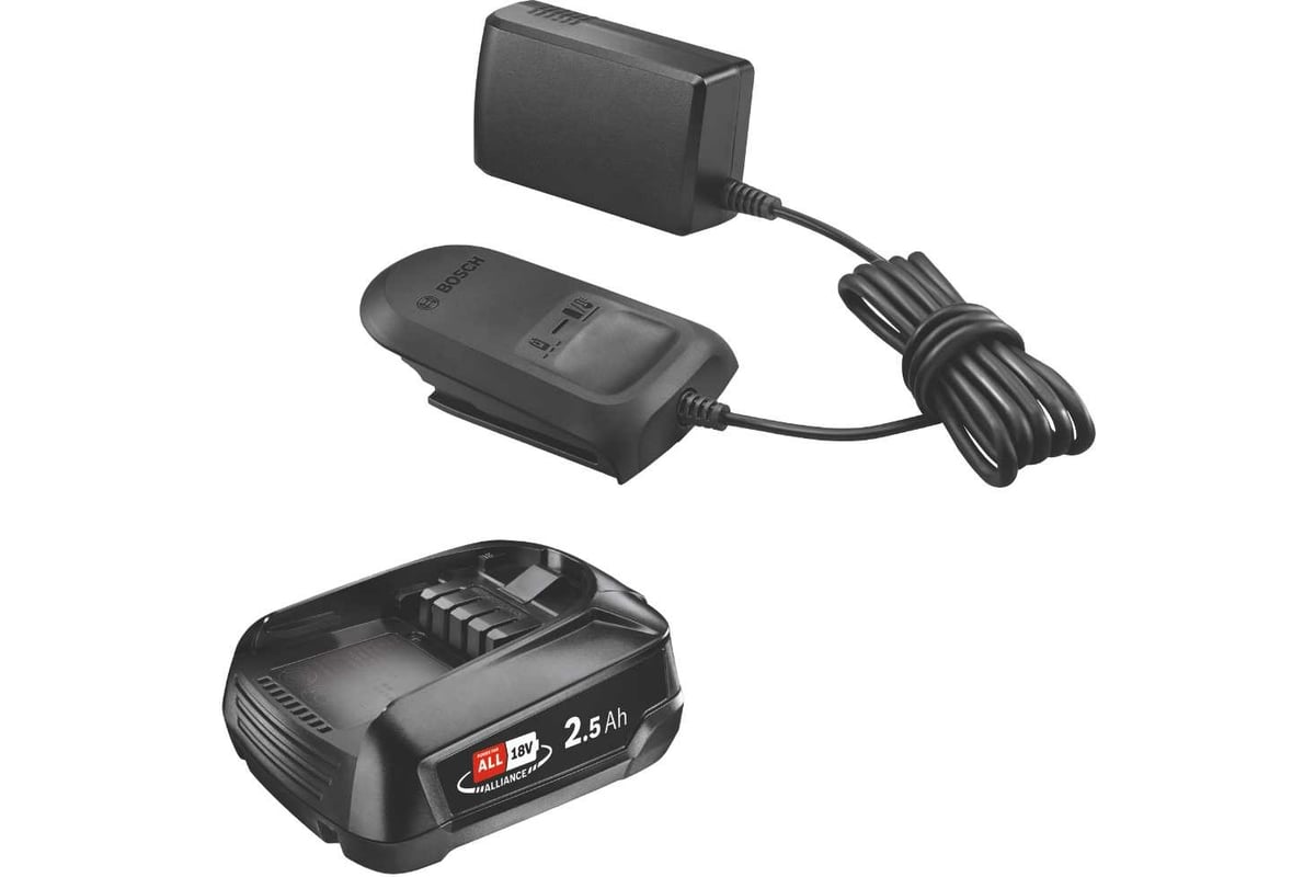 Набор аккумулятор + зарядное устройство PBA 18V 2.5 Ah + Bosch 1600A02625