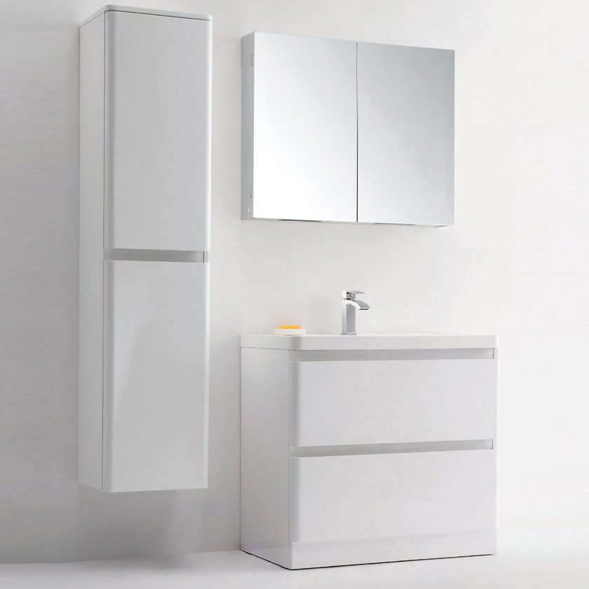 Мебель для ванной BelBagno Energia-N 60 см Bianco Lucido