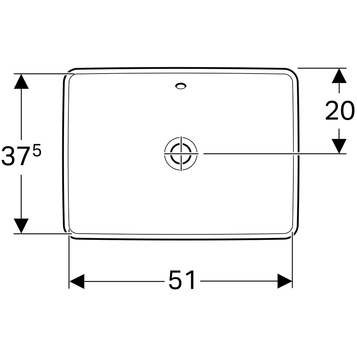 Раковина Geberit VariForm 55 см 500.736.01.2