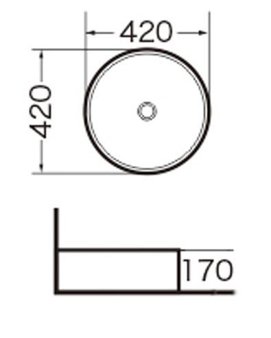 Раковина Grossman GR-3014 42 см