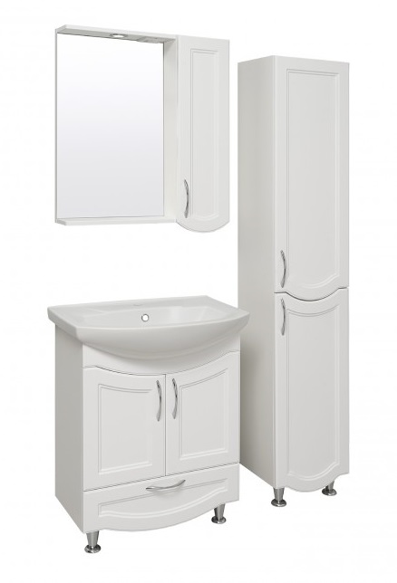 Мебель для ванной Руно Неаполь 65 см, белый