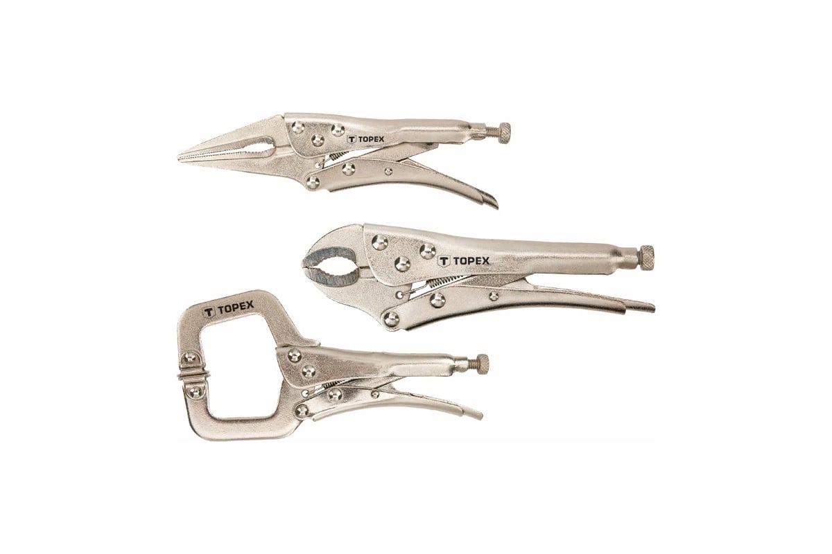 Зажимные клещи Topex 3 шт. 32D470
