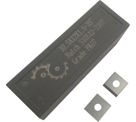 Нож сменный FHONK твердосплавный 10.5x12x1.5 HW 35 Z=2 (упаковка 10шт) 1051215FK07-10