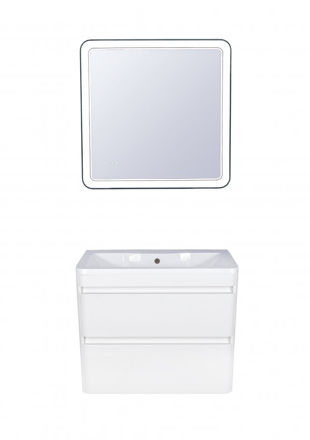 Тумба с раковиной Style Line Атлантика 80 см подвесная