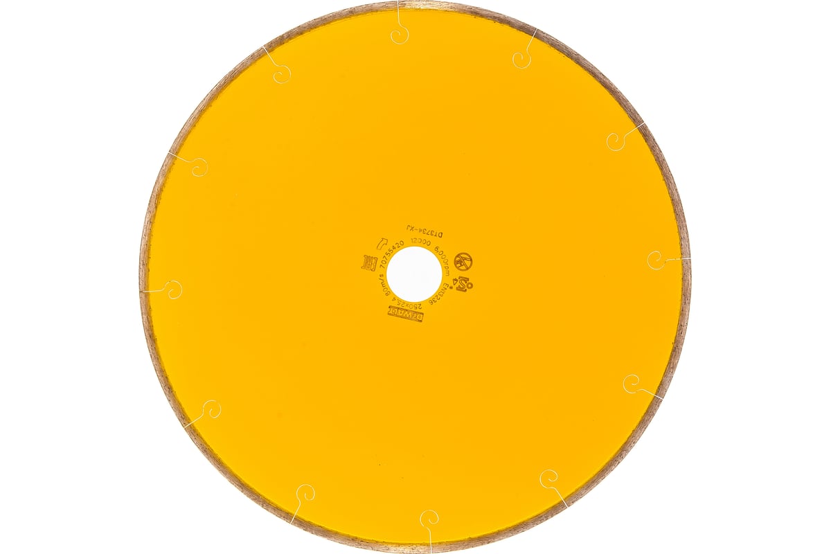 Диск алмазный по камню (254х25,4 мм) для плиткореза D24000 DeWalt DT 3734