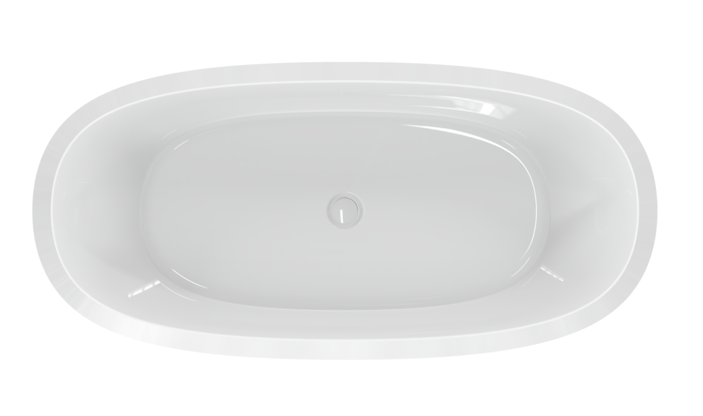 Акриловая ванна Cezares Lux CZR-LUX-CENTRAL-170-82-58 170x82 см белый глянцевый