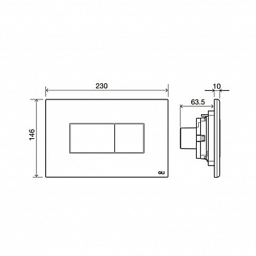 Инсталляция для унитаза OLI 120 Eco Sanitarblock pneumatic 879235pKA00 с кнопкой Karisma хром