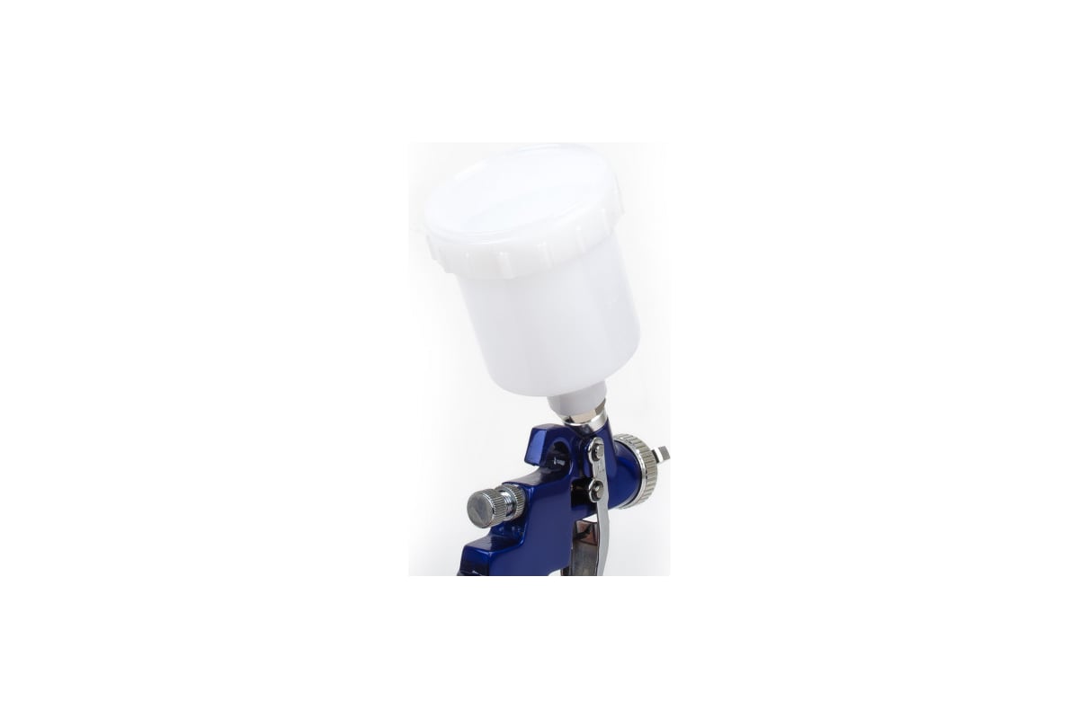Пневматический краскопульт Intertool MINI, форсунка 0.8 мм, бачок 125 мл, PT-0101