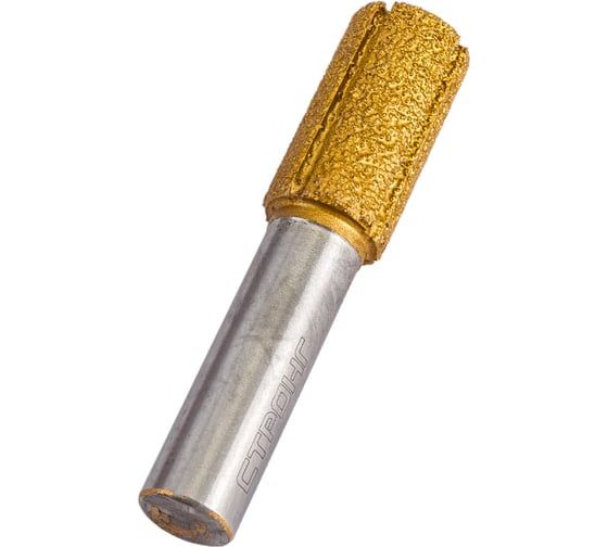 Фреза алмазная пазовая прямая по камню 16х30 мм, хв-к 12 мм Strong СТФ-99011202