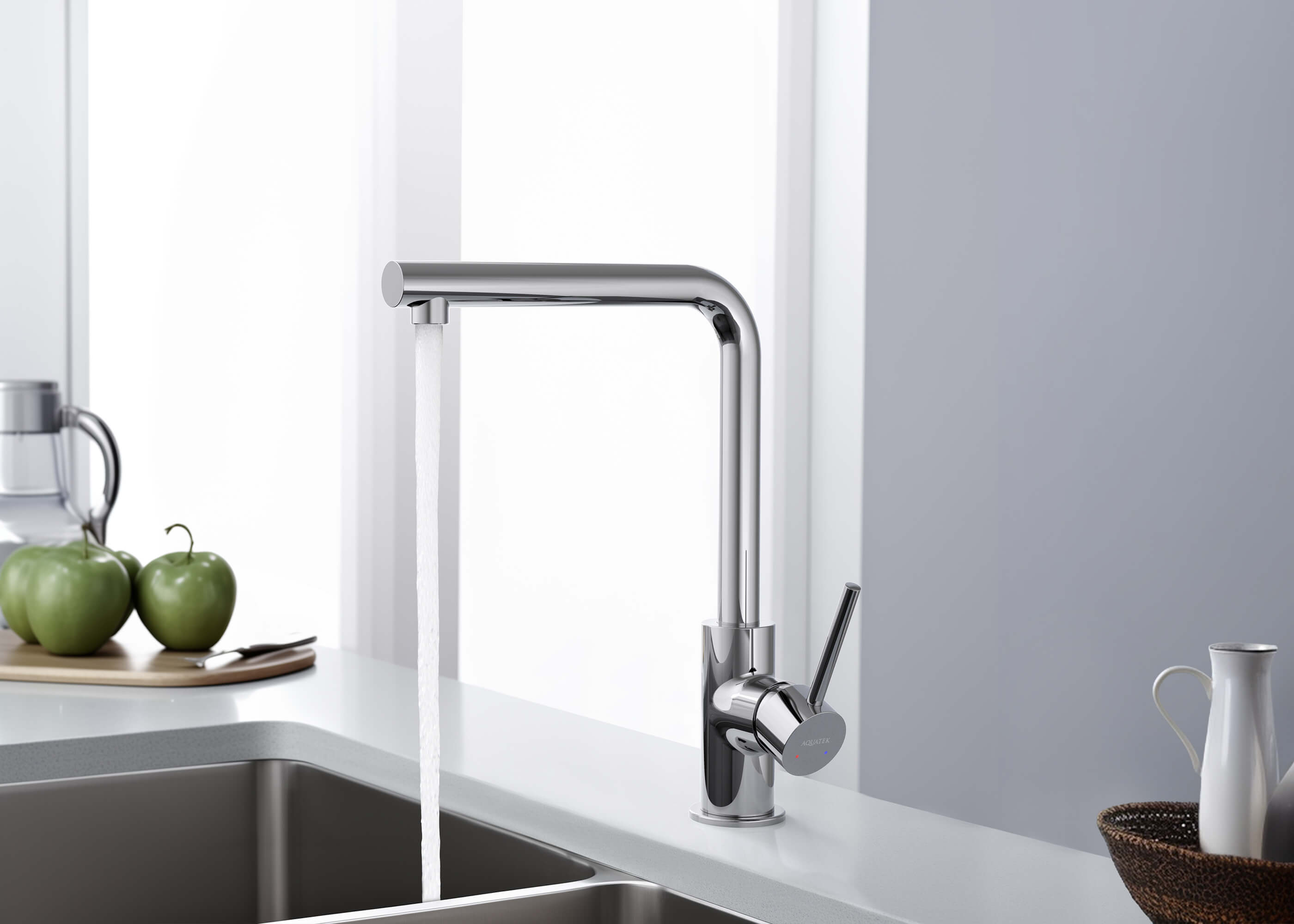 Смеситель для кухни Aquatek Европа AQ1380CR хром