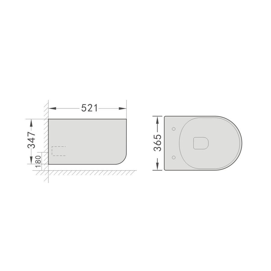 Подвесной унитаз Grossman Thin Rim GR-5602S с микролифтом, белый Подвесной унитаз Grossman Thin Rim GR-5602S с микролифтом, белый