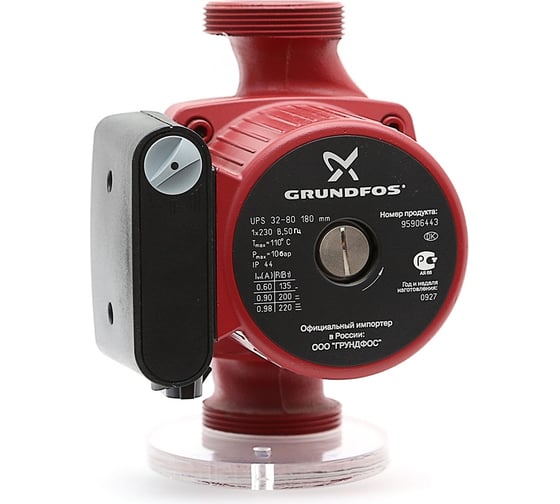Циркуляционный насос Grundfos UPS 32-80, 180мм, 95906443