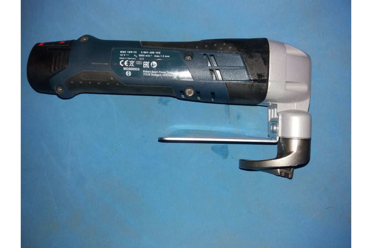 Аккумуляторные ножницы по металлу Bosch GSC 12V-13 Professional Solo 0.601.926.105