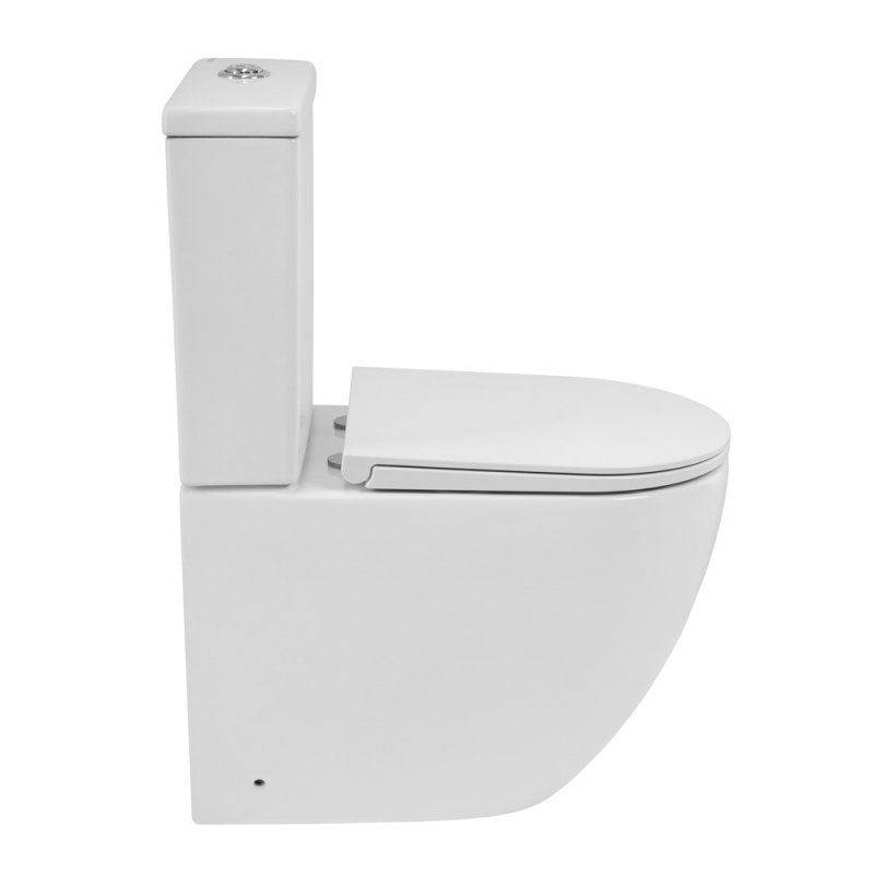 Унитаз-компакт BelBagno Amanda BB051CPR/BB051T безободковый