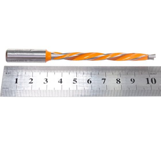 Сверло присадочное усиленное "глухое" (6x105 мм; S=10x20 мм; LH) ROTIS 412.06105L