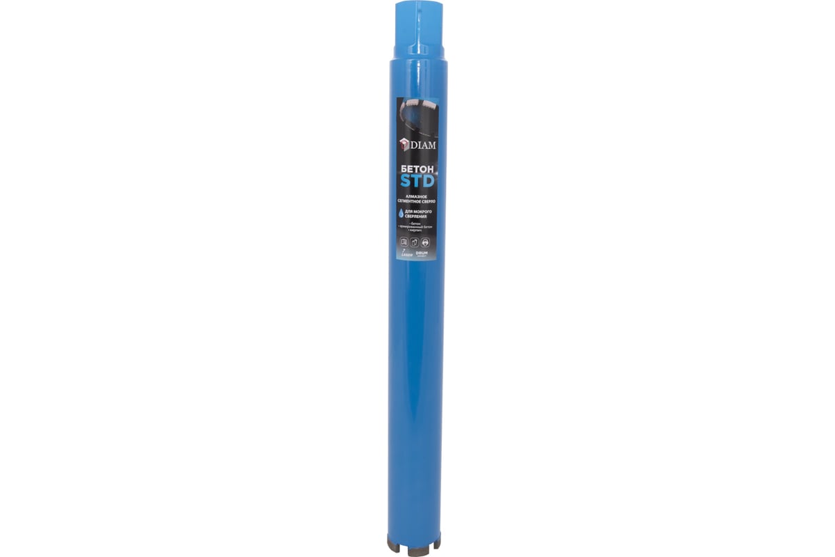 Сверло алмазное Бетон STD САМС (52x450 мм; 5 сегметов; 1 1/4UNC) Diam 310116
