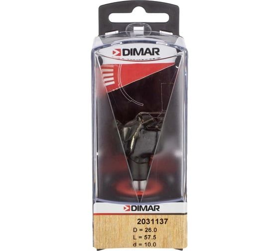 Сверло чашечное правое 26x55.5 мм, L57.5. хвостовик 10x26 мм, с лыской Dimar 2031137