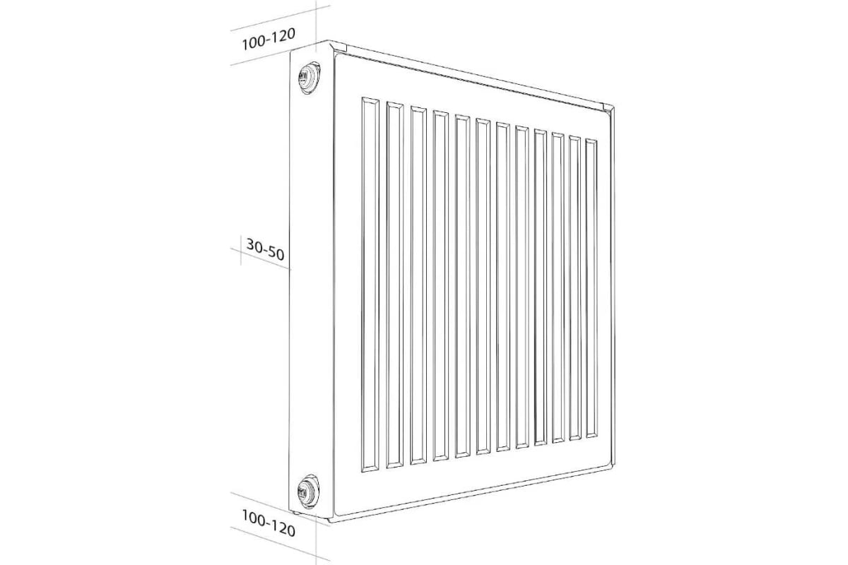 Панельный радиатор Royal Thermo COMPACT C11-500-1000 RAL9016 НС-1189469