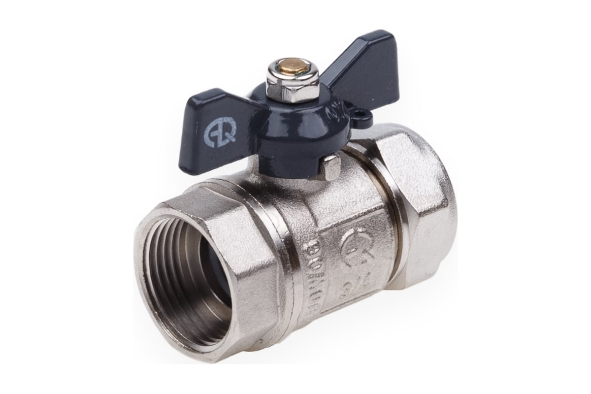 Шаровой кран для МП труб Aqualink вн 1/2x16 B бабочка 874