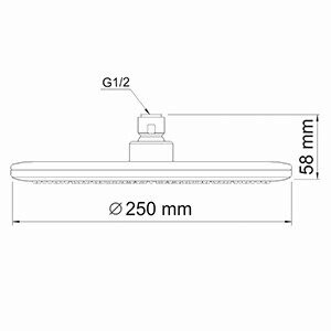 Душевой набор WasserKRAFT Kammel A16830 с лейкой