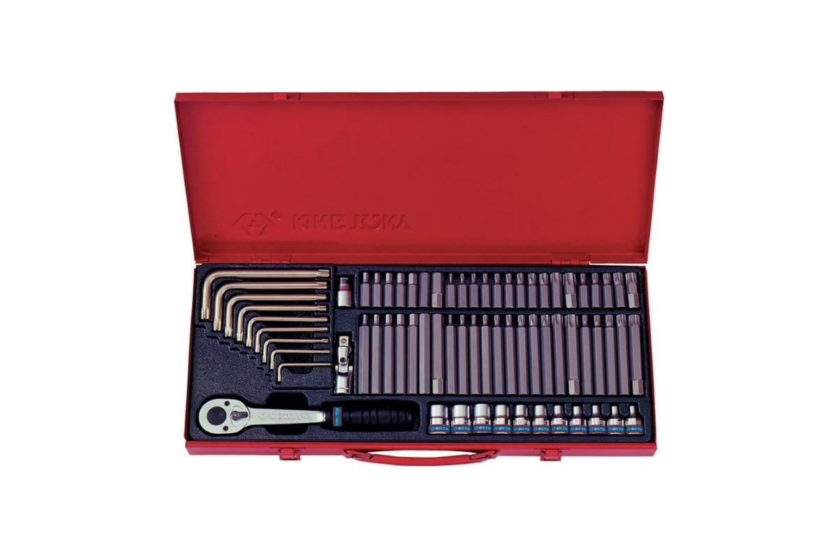 Набор вставок бит (3/8", TORX, SPLINE, HEX, 69 предметов) King Tony 5169PR