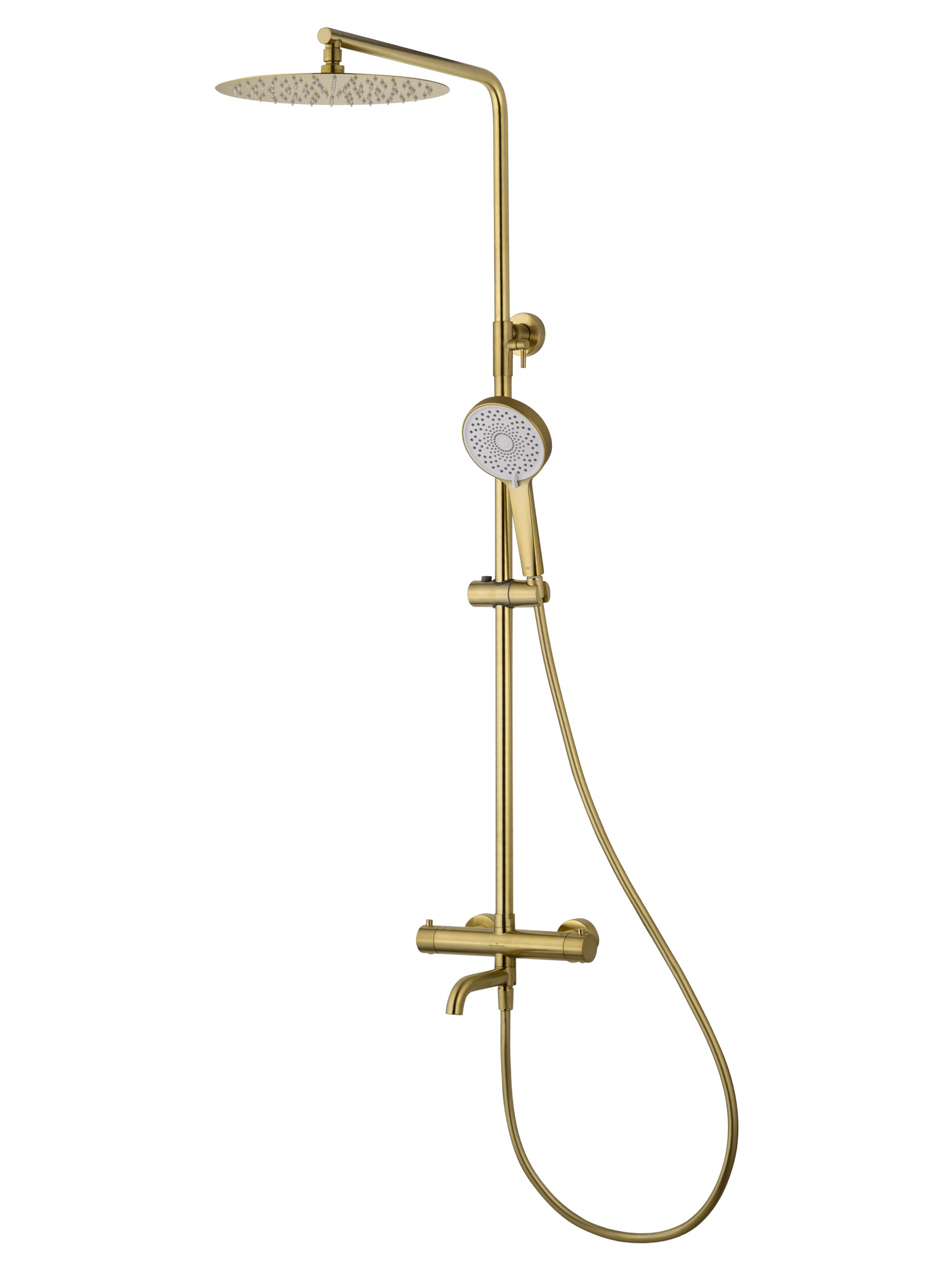 Душевая стойка Wonzon&Woghand Stick WW-88739903-BG термостат, брашированное золото
