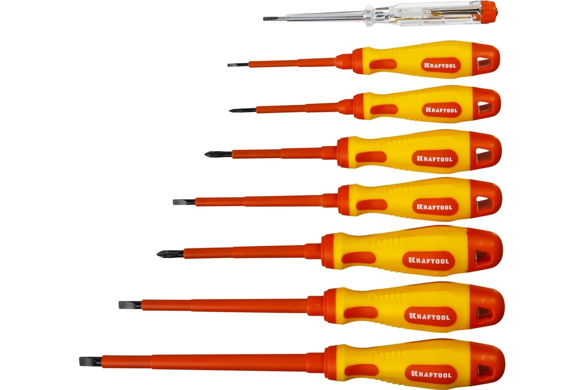 Набор высоковольтных отверток Kraftool Х-Drive ELECTRO 250088-H8