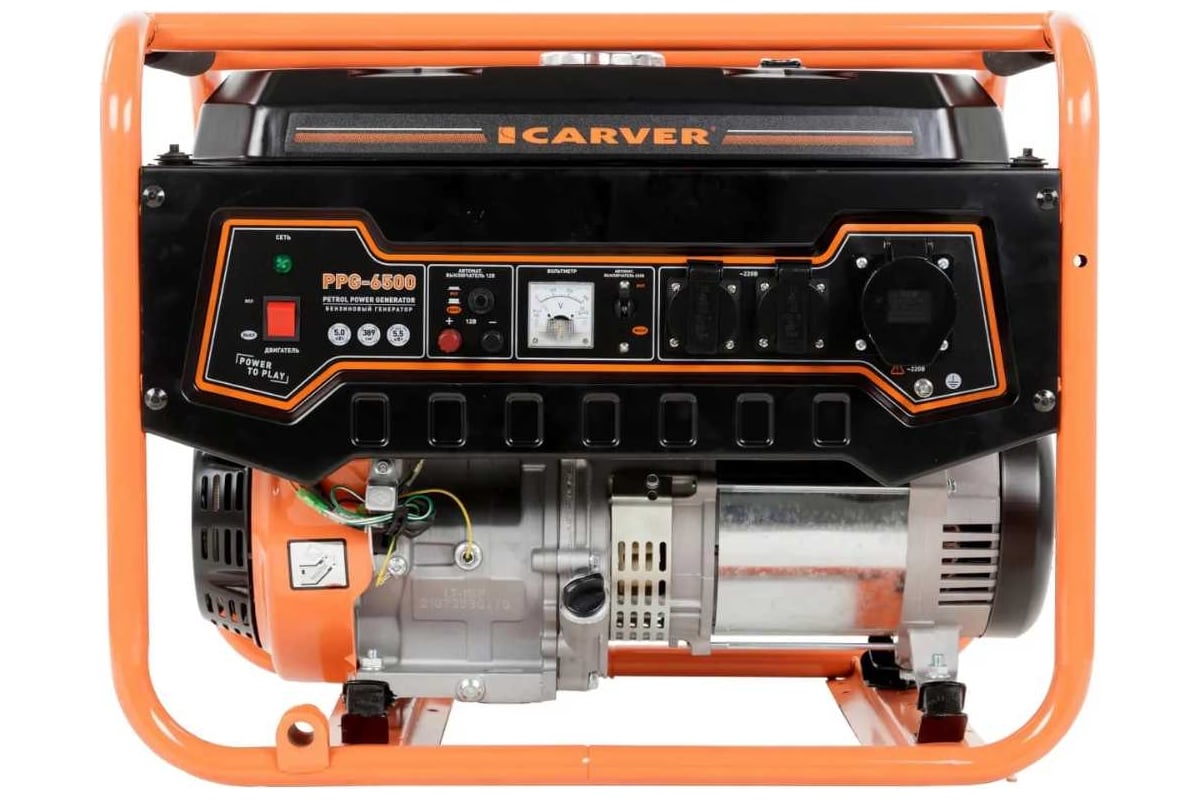 Бензиновый генератор Carver PPG-6500 01.020.00018