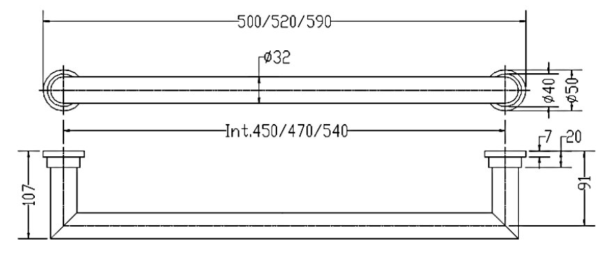 Полотенцесушитель электрический Margaroli Sereno 621540BBNIC 59x5 черный никель