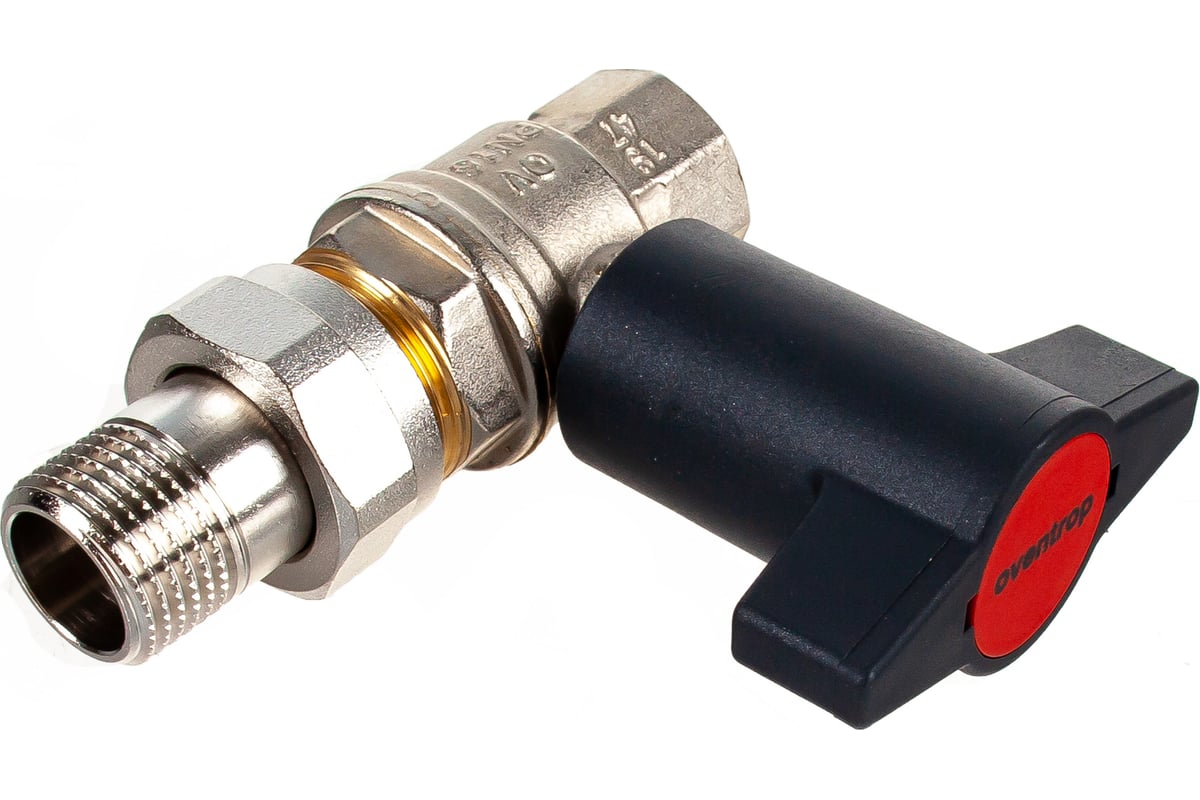 Шаровой кран Oventrop Optibal, полнопроходной, DN-15, 1/2", НВ, PN 1075704