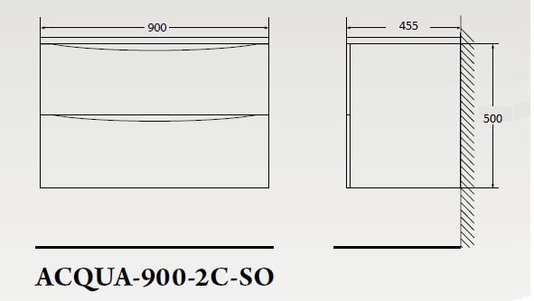 Тумба с раковиной BelBagno Acqua 90 см Robere Nature Grigio