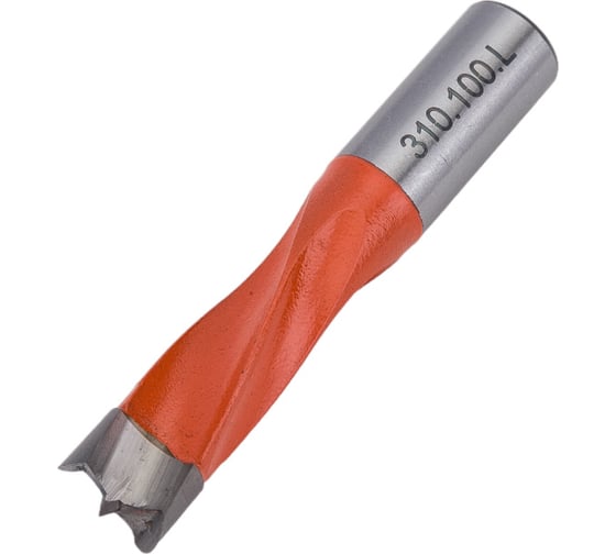 Сверло присадочное глухое 10x57x10 мм, для ЛДСП, левое WOODWORK 310.100.L