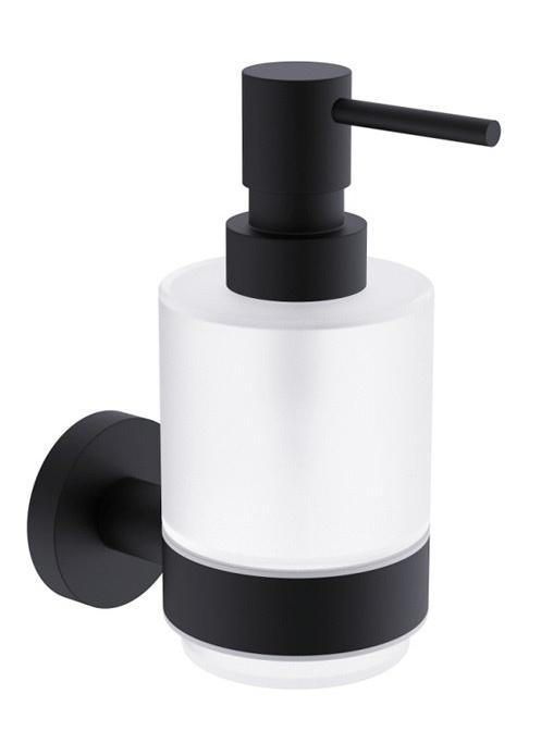 Дозатор для мыла AQUAme Trento AQM7213MB черный матовый