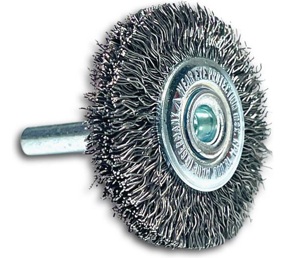 Щетка дисковая гофрированная Lessmann Д 40x10, STA 0.30 мм, хвост-к 6 мм 414162