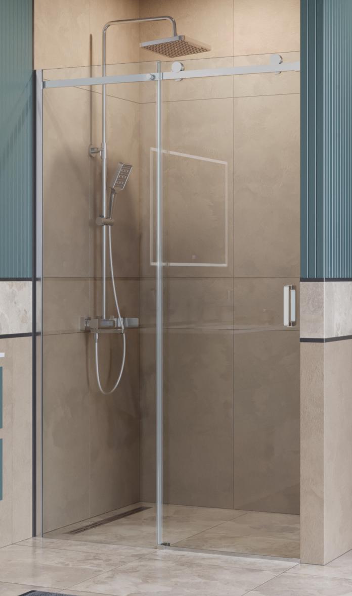 Душевая дверь BelBagno SOFT_CLOSE-2-BF-1-120-C-Cr 120x200 прозрачная, хром