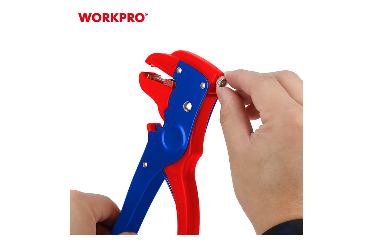 Клещи WORKPRO обжимные автоматические 168 мм WP291008