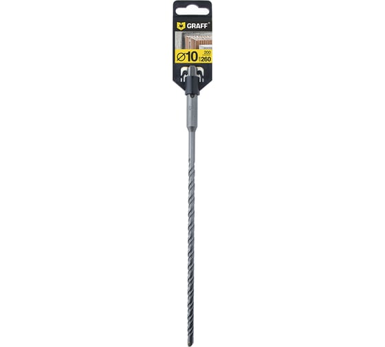 Бур по бетону (10х200х260 мм; SDS-plus) GRAFF GSPD10260