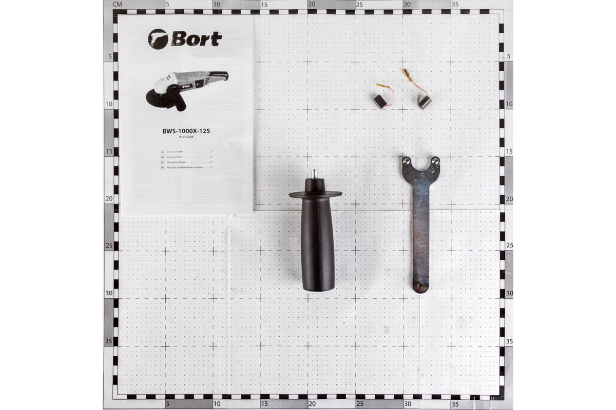 Угловая шлифовальная машина Bort BWS-1000X-125 91275295
