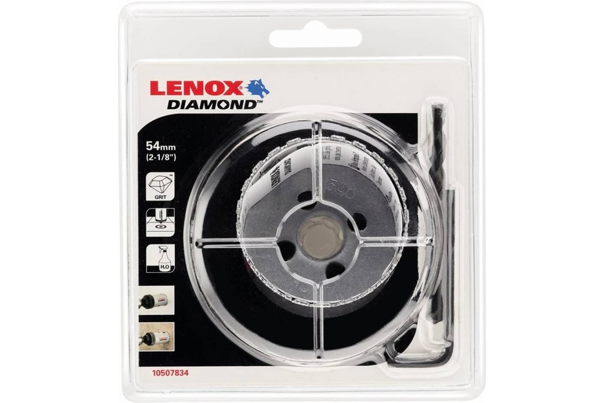 Коронка с алмазными сегментами 54 мм Lenox 10507834