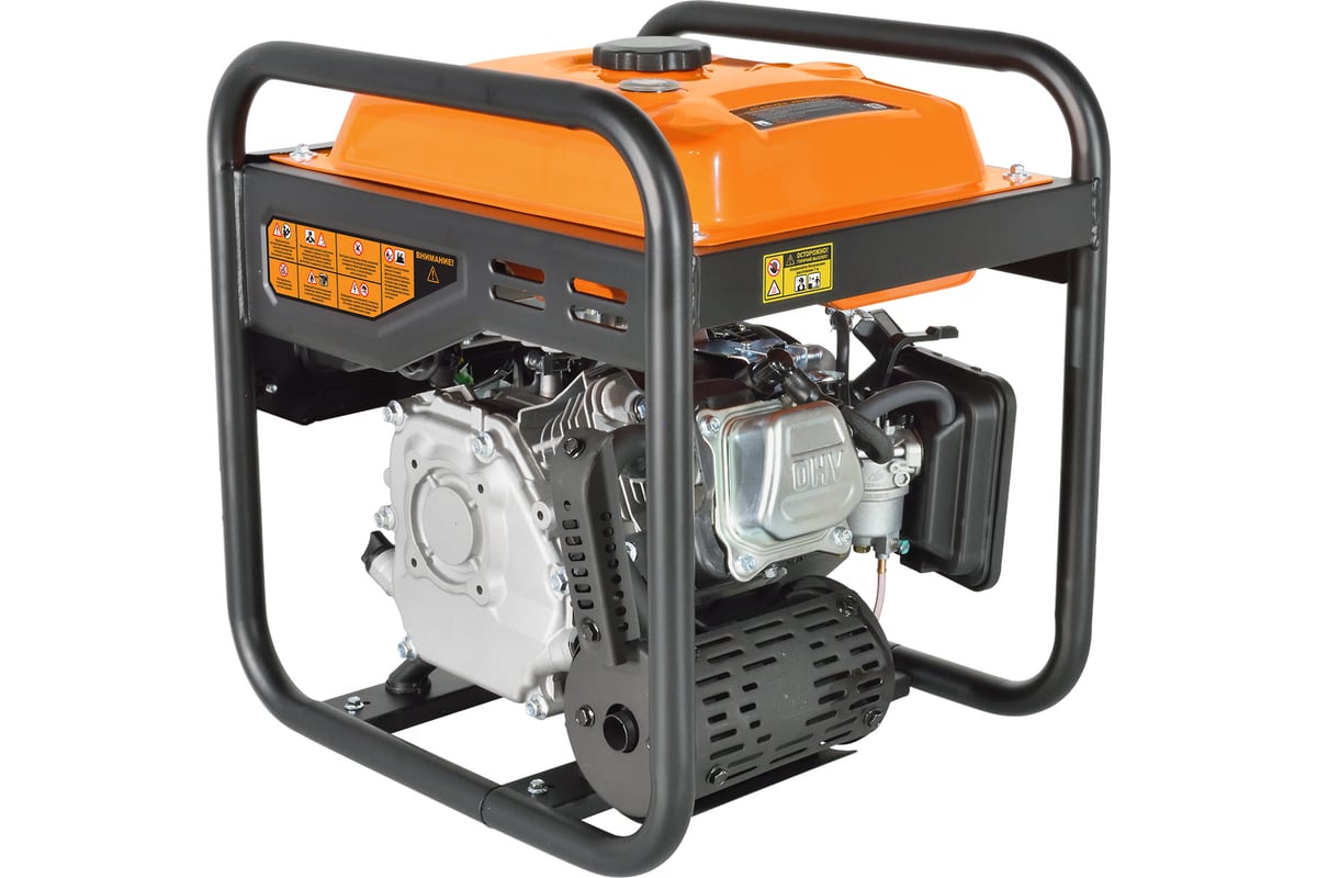 Инверторный генератор Carver ppg -4500i 3,5/3,8квт, 220/12в, 2 розетки, дисплей 01.020.00036