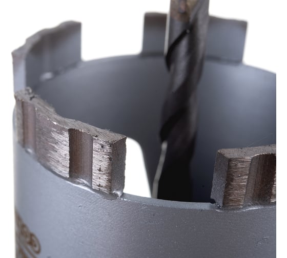 Коронка алмазная по бетону Laser Five Teeth 68 мм Hilberg HP268