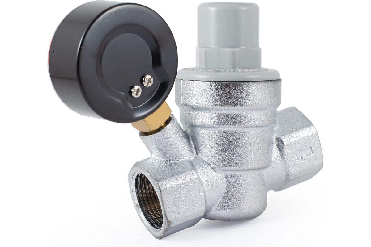 Редуктор давления PROFACTOR мембранный, с манометром, 3/4" PF PRV 254G