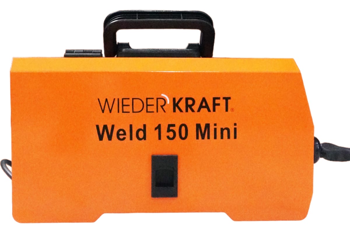 Сварочный полуавтомат инверторный Wiederkraft mig no gas/mma Weld 150 Mini