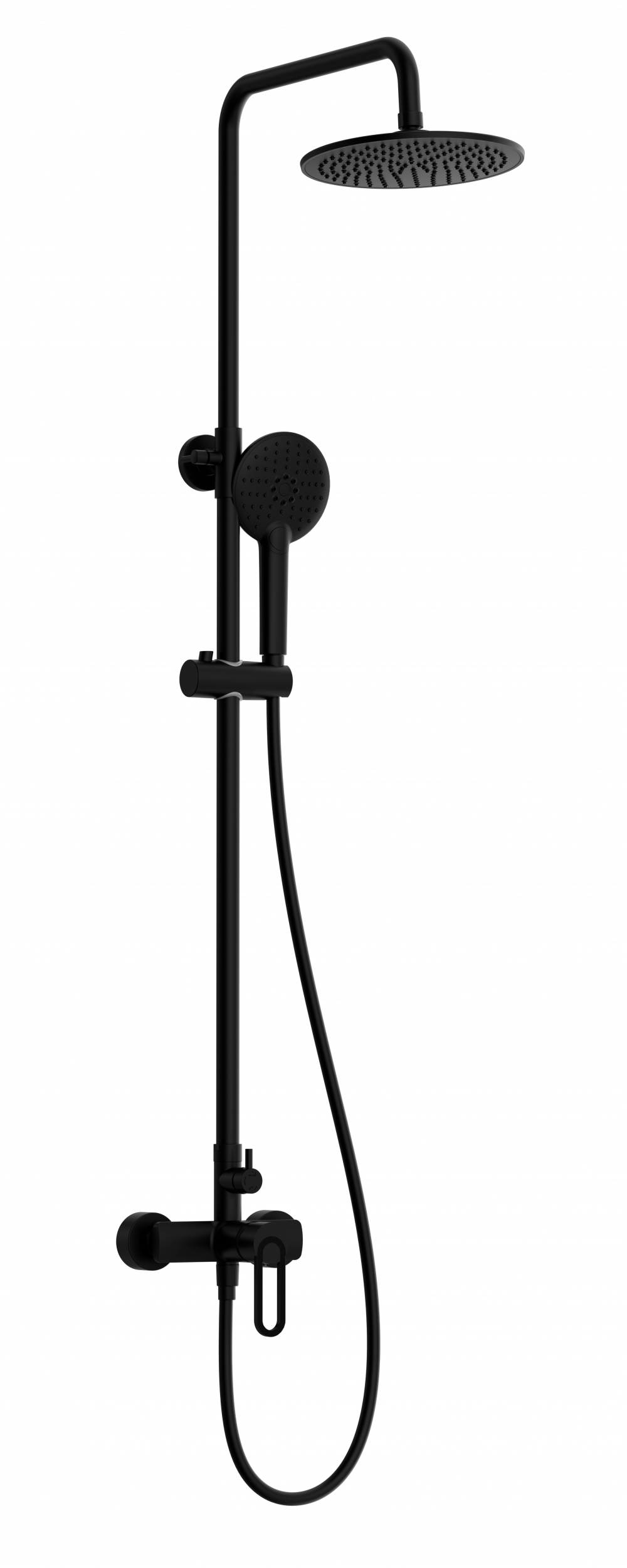 Душевая стойка Wonzon&Woghand WW-B2166-A-MB черный матовый